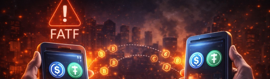 El GAFI dice que transferencias P2P de stablecoins vía wallets de autocustodia pueden eludir intermediarios regulados y crear vacíos AML, facilitando evasión de sanciones.