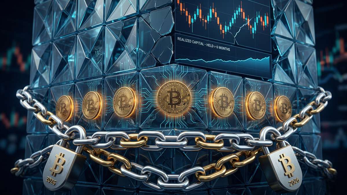 El análisis de UTXO Age Bands de CryptoQuant muestra que las monedas retenidas por más de seis meses mantienen su capitalización realizada sin señales de distribución