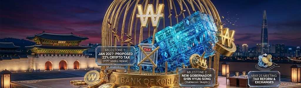 Corea del Sur pone en la mira el problemático impuesto cripto-