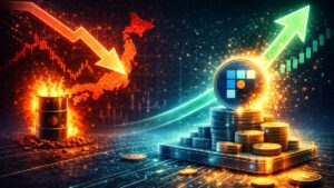 El Nikkei japonés cayó por un shock petrolero, pero el volumen de Bitflyer subió cerca de 200%, mostrando una fuerte divergencia.