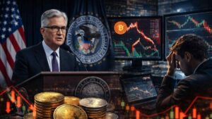 Mercados-Cripto-Ceden-Mientras-la-Fed-Mantiene-Tasas-y-Datos-de-Inflacion-Aceleran