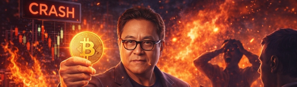 Kiyosaki defendió en X su advertencia sobre una crisis en 2026 y afirmó que sus críticos están ignorando cómo dice que se construye riqueza durante una recesión.