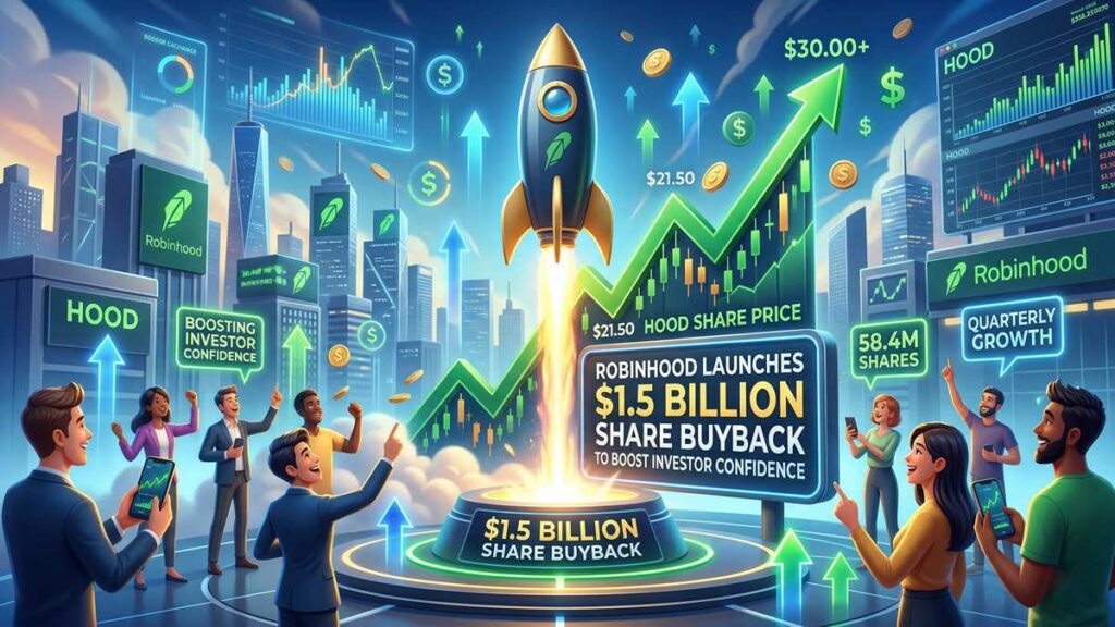Robinhood aprueba un masivo programa de recompra de acciones de $1.5B