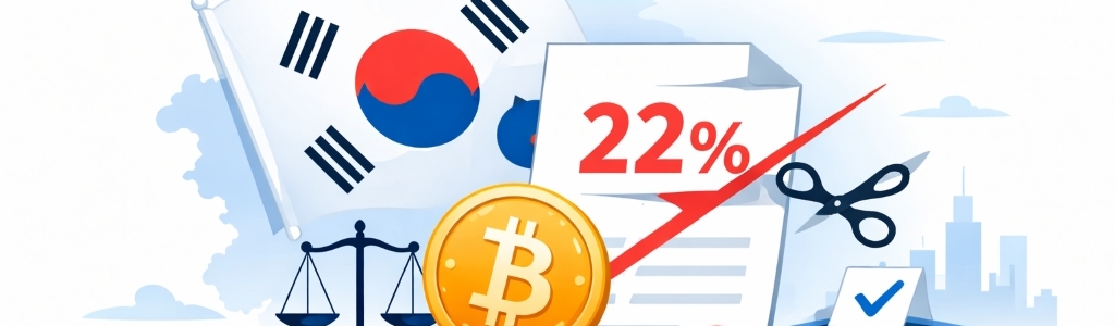 El principal partido de oposición de Corea del Sur propuso eliminar el impuesto cripto previsto antes de su entrada en vigor el 1 de enero de 2027 mediante una enmienda a la Ley del Impuesto sobre la Renta.