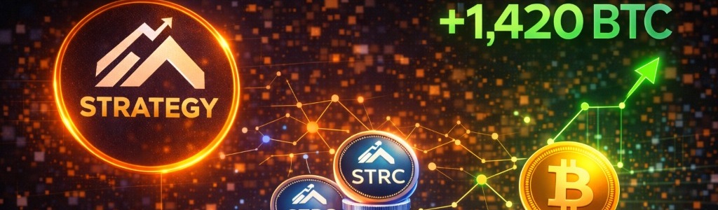 Strategy vendió cerca de 2.4 millones de acciones STRC en un día, financiando una compra estimada de 1,420 bitcoin y marcando un récord diario.