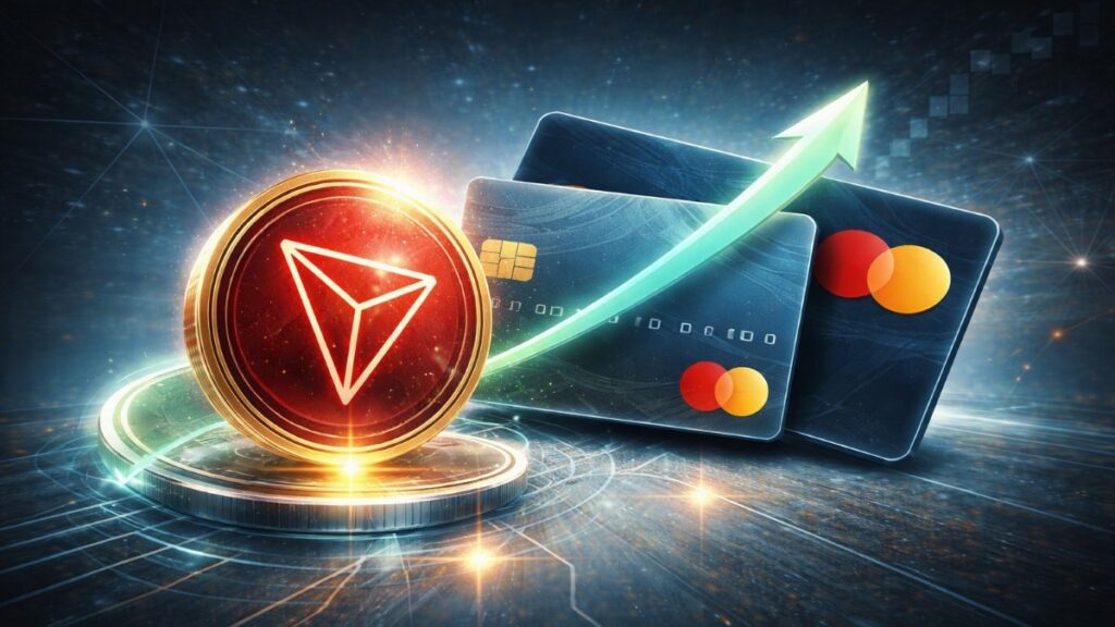 TRON gana nuevo impulso tras unirse al programa cripto de Mastercard, mientras sus ingresos de red y su rango técnico alimentan expectativas de ruptura.