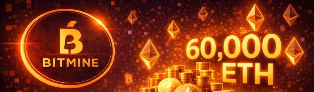 BitMine compró otros 60,999 ETH por casi $140 millones, elevando sus tenencias totales a 4,595,562 ETH valorados en más de $10 mil millones.