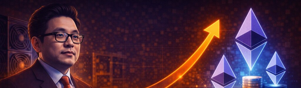 BitMine compró $102.05M en ETH, elevando sus tenencias a ~$8.97B, más de 3.7% del suministro, pese a ~$7B en pérdidas no realizadas.