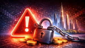 VARA de Dubái alerta contra KuCoin y ordena cesar servicios sin licencia; advierte riesgos financieros y consecuencias legales.