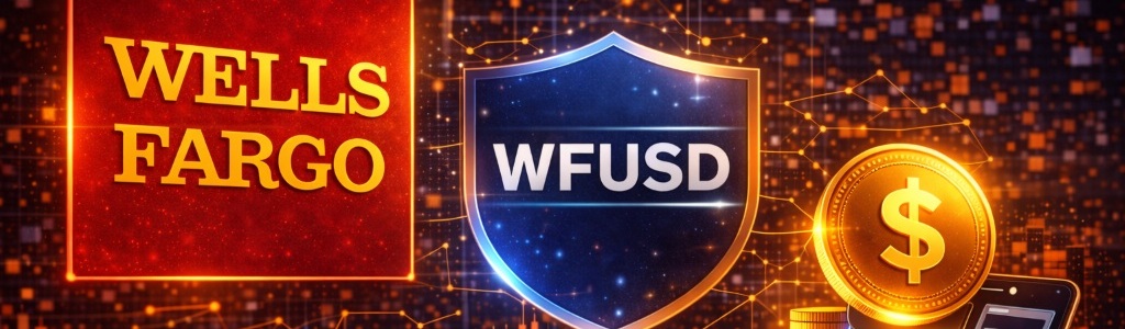 Wells Fargo presentó una solicitud de marca ante la USPTO para “WFUSD” en Estados Unidos, cubriendo software de activos digitales, trading cripto, pagos y tokenización.