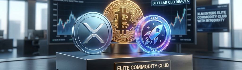 El token XLM alcanza el estatus de commodity digital junto a Bitcoin y XRP