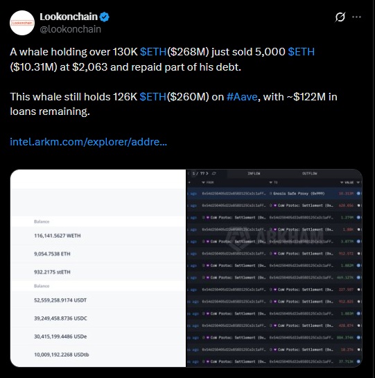 Ballena whale ethereum eth