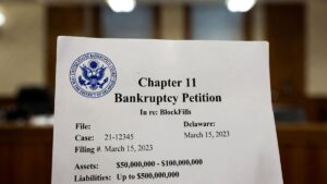 BlockFills Busca la Protección del Capítulo 11 en Delaware con una Pesada Carga de Deuda