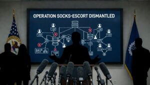 Operación del DOJ y Europol Desmantela SocksEscort y Congela $3,5M en Criptomonedas