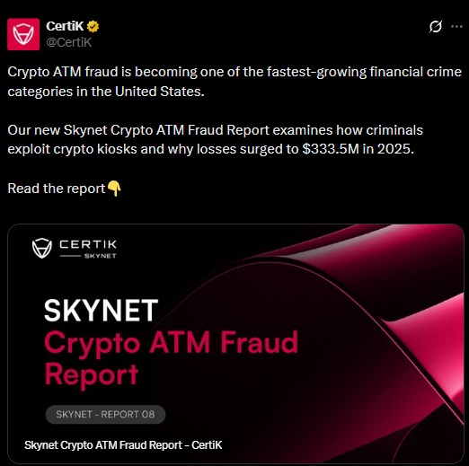 Cajeros cripto certik