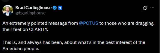 Brad garlinghouse ripple Clarity Act