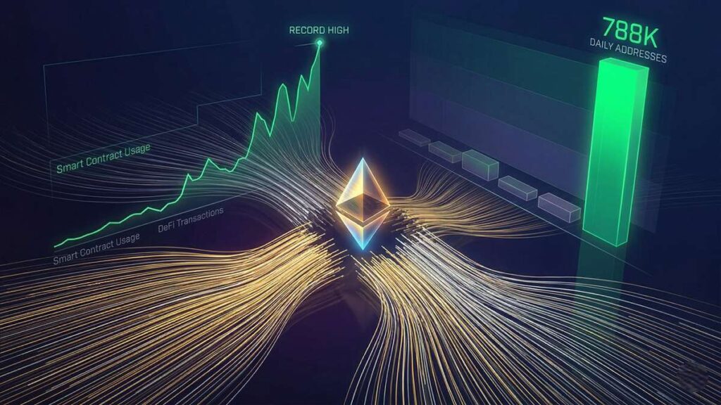 Actividad de la red Ethereum-
