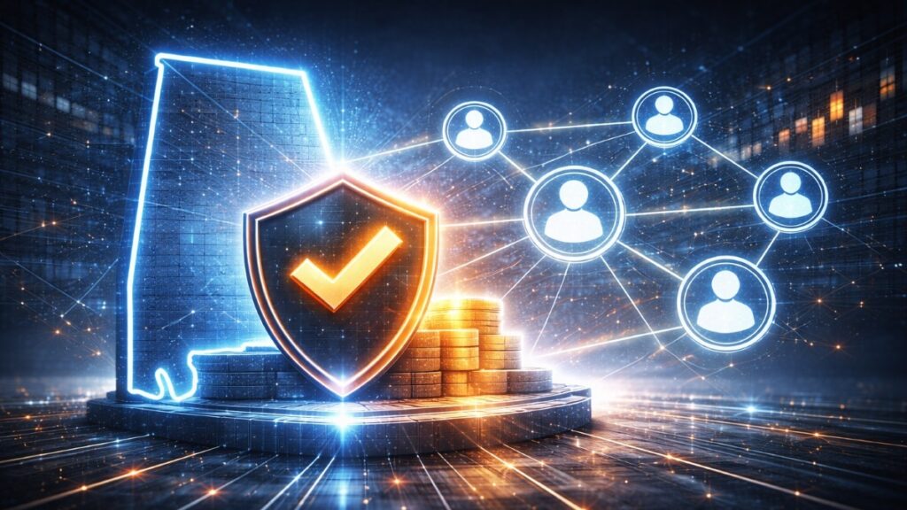 Alabama promulga la SB 277, creando un marco legal para asociaciones sin fines de lucro descentralizadas no incorporadas, permitiendo DLT y smart contracts en su gobernanza.