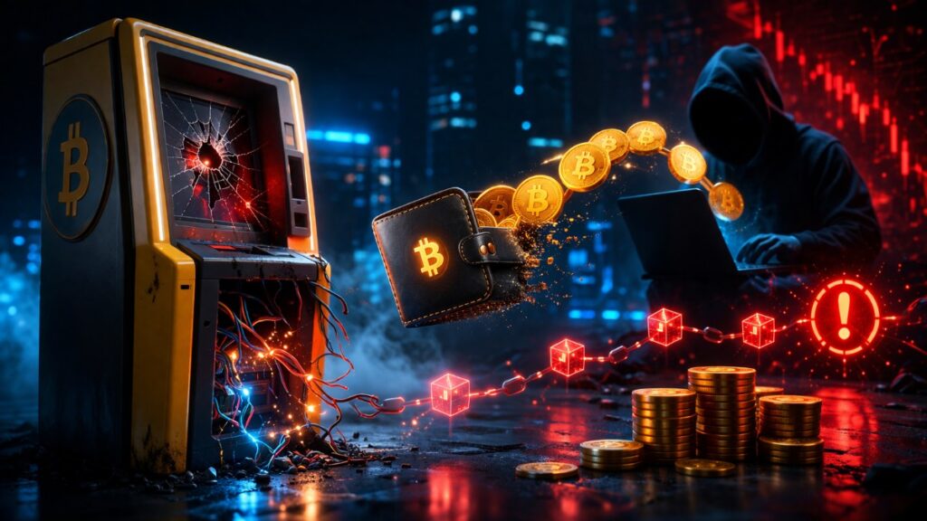 Bitcoin Depot reveló una pérdida de $3.665 millones en BTC tras el robo de credenciales de wallets, exponiendo una brecha crítica de tesorería.