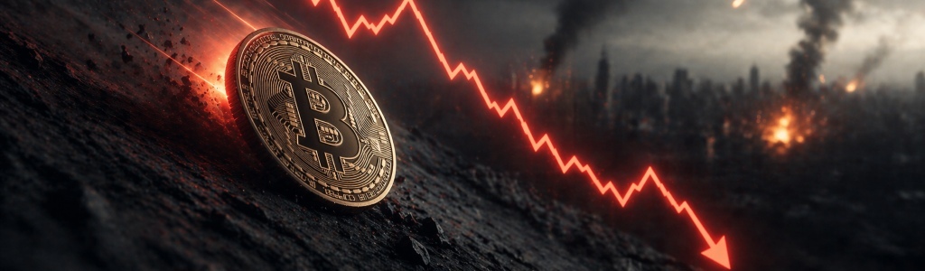 Bitcoin cayó hacia los $74,000 mientras la tensión en torno a Irán y la incertidumbre sobre las conversaciones en Pakistán revirtieron un rebote que había llevado a BTC por encima de $78,000.