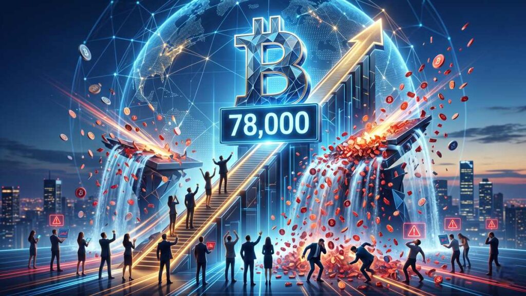 Bitcoin supera los $78,000-