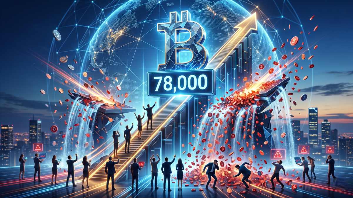 Bitcoin supera los $78,000-