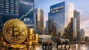 Las entradas en los ETF de Bitcoin alcanzan los $412M con la llegada de Goldman Sachs en la carrera