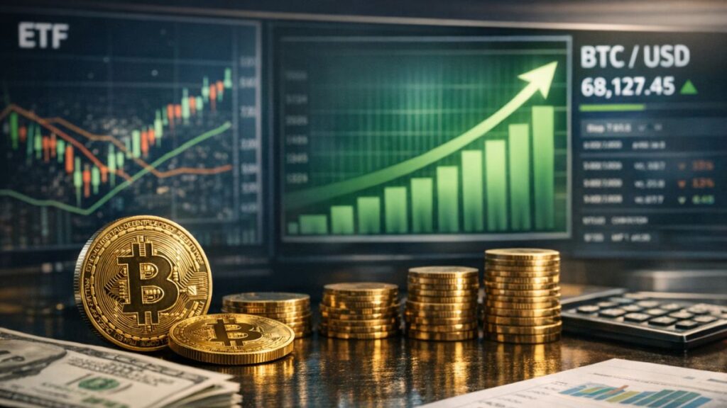 Los ETF de Bitcoin registran entradas de $1.300M en marzo, marcando su primera ganancia mensual de 2026