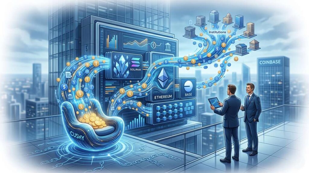 Coinbase Asset Management lanza el fondo CUSHY enfocado en el rendimiento de préstamos onchain y crédito privado.