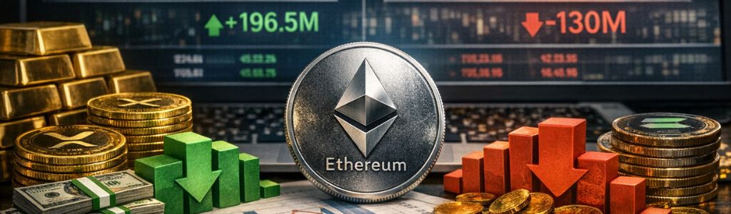 Ethereum rebota pero se mantiene en posición de salida neta