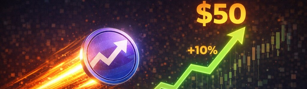 HYPE subió alrededor de 10% en dos días, recuperó la zona de $44 a $45 y se acercó más al área de los $50 a medida que se aceleraba el momentum.