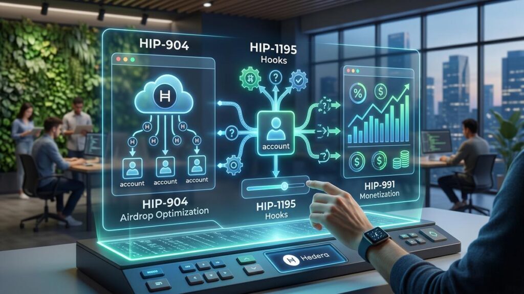 Hedera mejoras de Airdrop y monetización-