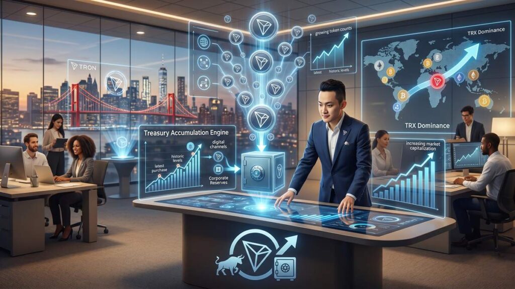 Tron Inc., bajo Justin Sun, compra 152,162 TRX más