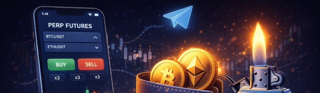 Wallet en Telegram lanzará futuros perpetuos con Lighter el jueves, añadiendo trading apalancado a su configuración de custodia integrada mediante Crypto Wallet.