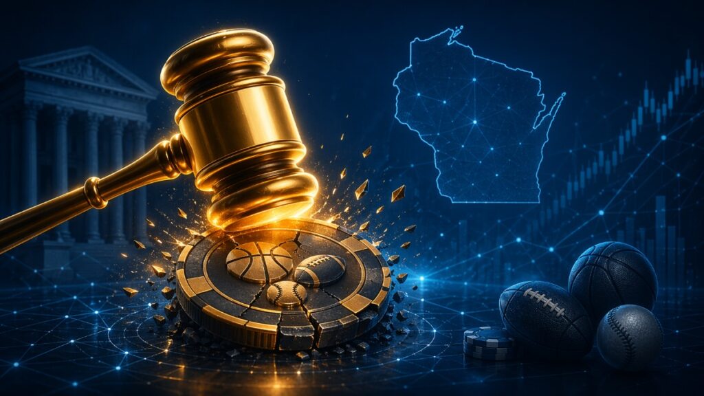 Wisconsin demandó a Kalshi, Robinhood, Coinbase y otros por contratos deportivos, profundizando la batalla legal sobre los mercados de predicción.