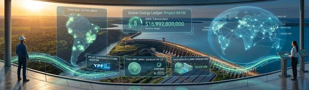 El XRP Ledger alcanza un hito de $861M con la tokenización de electricidad.