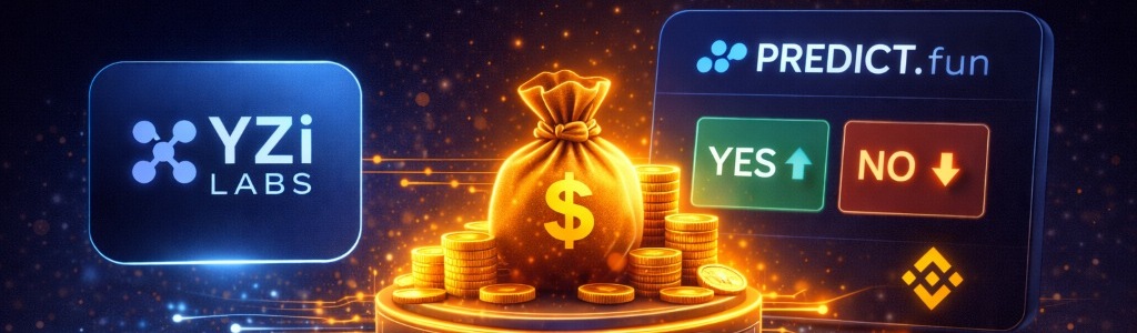 YZi Labs realizó una inversión estratégica de seguimiento en Predict.fun, construida sobre BNB Chain, con Susquehanna Crypto como coinversor y sin revelar términos financieros.