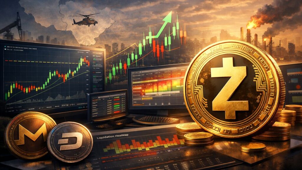 Zcash lidera un rally impulsado por el alto al fuego con ganancias cercanas al 30%