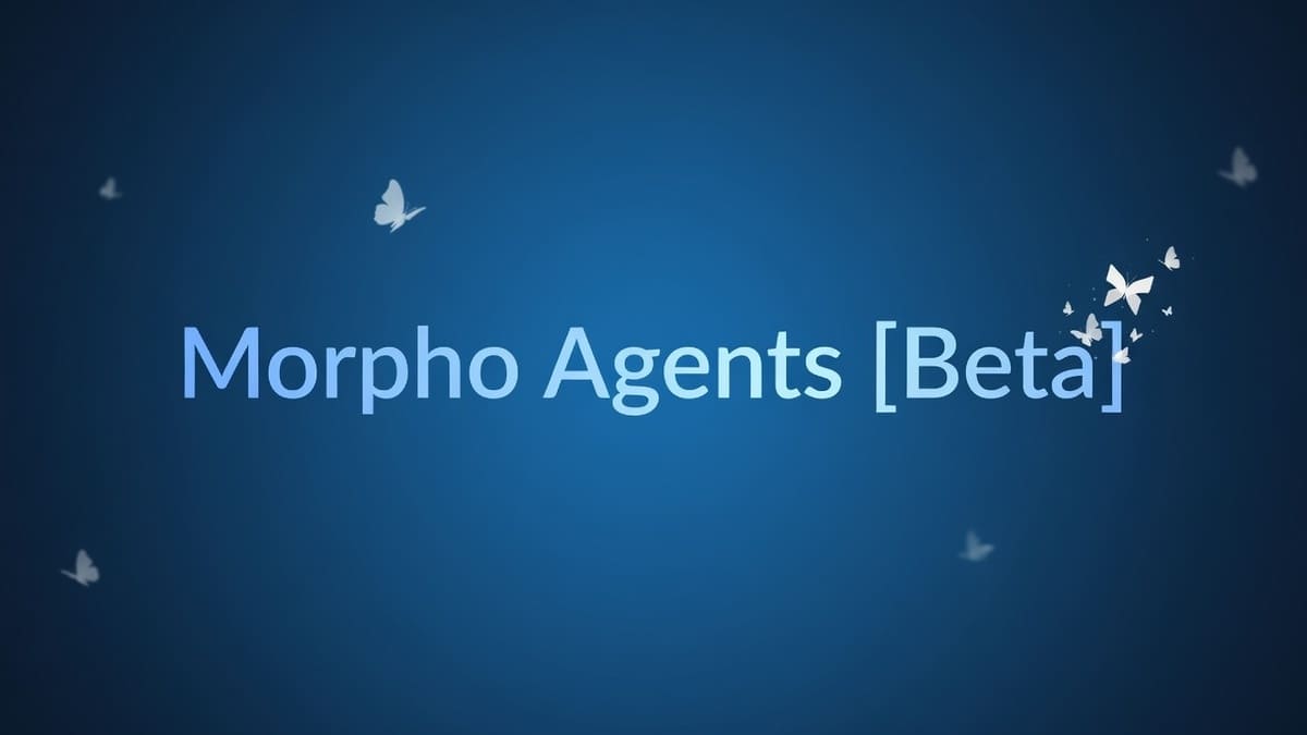 Morpho Presenta una Interfaz Beta Diseñada para Agentes de IA en Finanzas Onchain