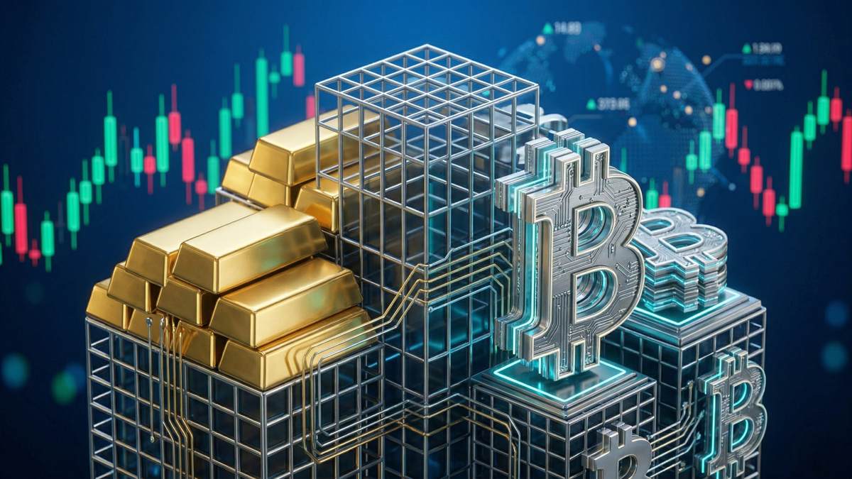 índice de Bitcoin y Oro-