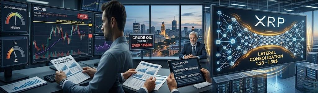 precio de XRP se estanca cerca de los 1.33-