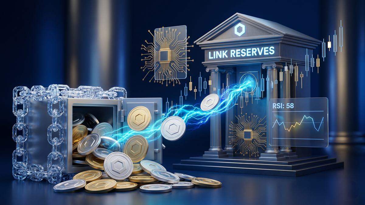 Las reservas de Chainlink superan los 3.18 millones de LINK tras una compra de $1.1 millones