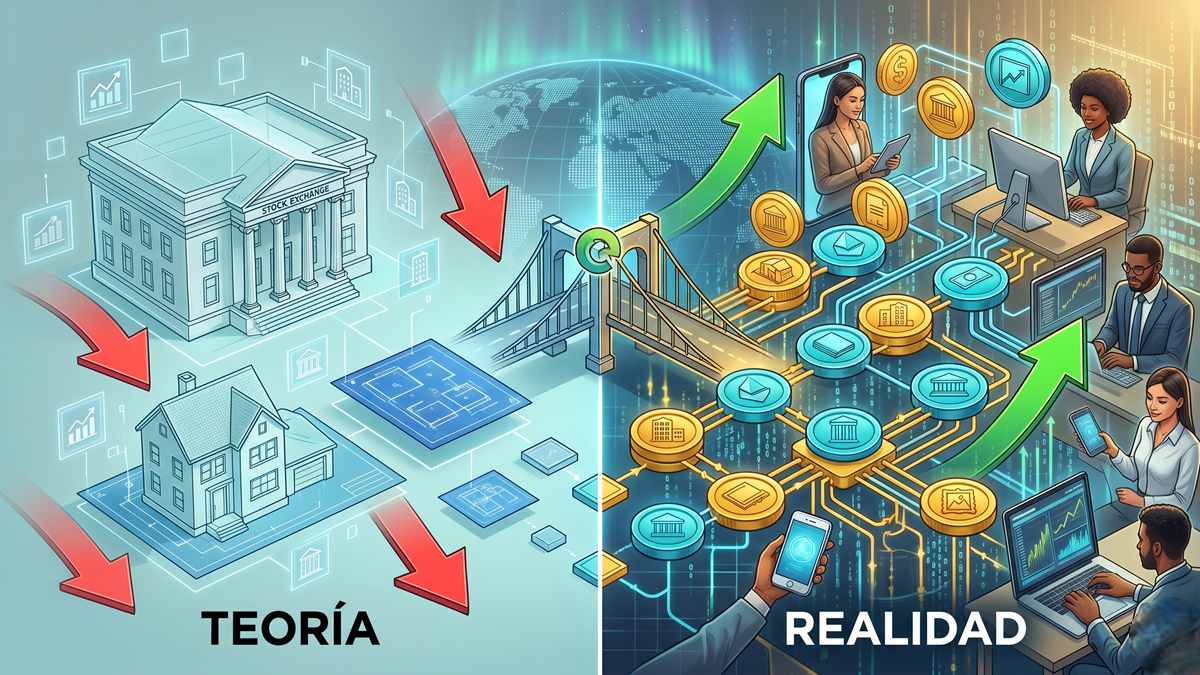 La tokenización de activos reales ha dejado de ser una teoría para convertirse en la nueva infraestructura financiera global