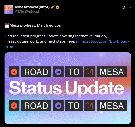 Mina Protocol Mesa