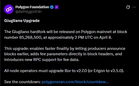 polygon giugliano hardfork