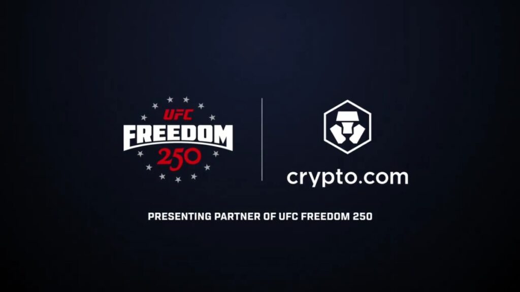 Crypto.com se Suma a la Celebración UFC Freedom 250 en Honor al 250° Aniversario de América