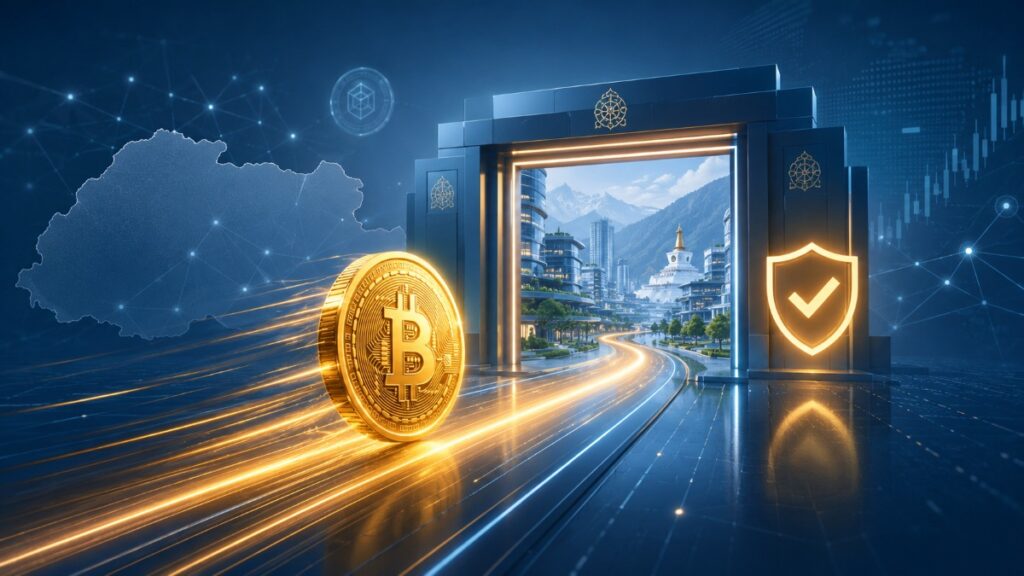 Bután mueve otros 100 BTC mientras Gelephu Mindfulness City abre licencias rápidas para firmas cripto reguladas.