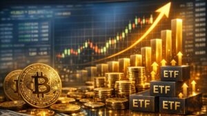 Los ETF de Bitcoin captan $629,8M, marcando uno de los días más fuertes en semanas