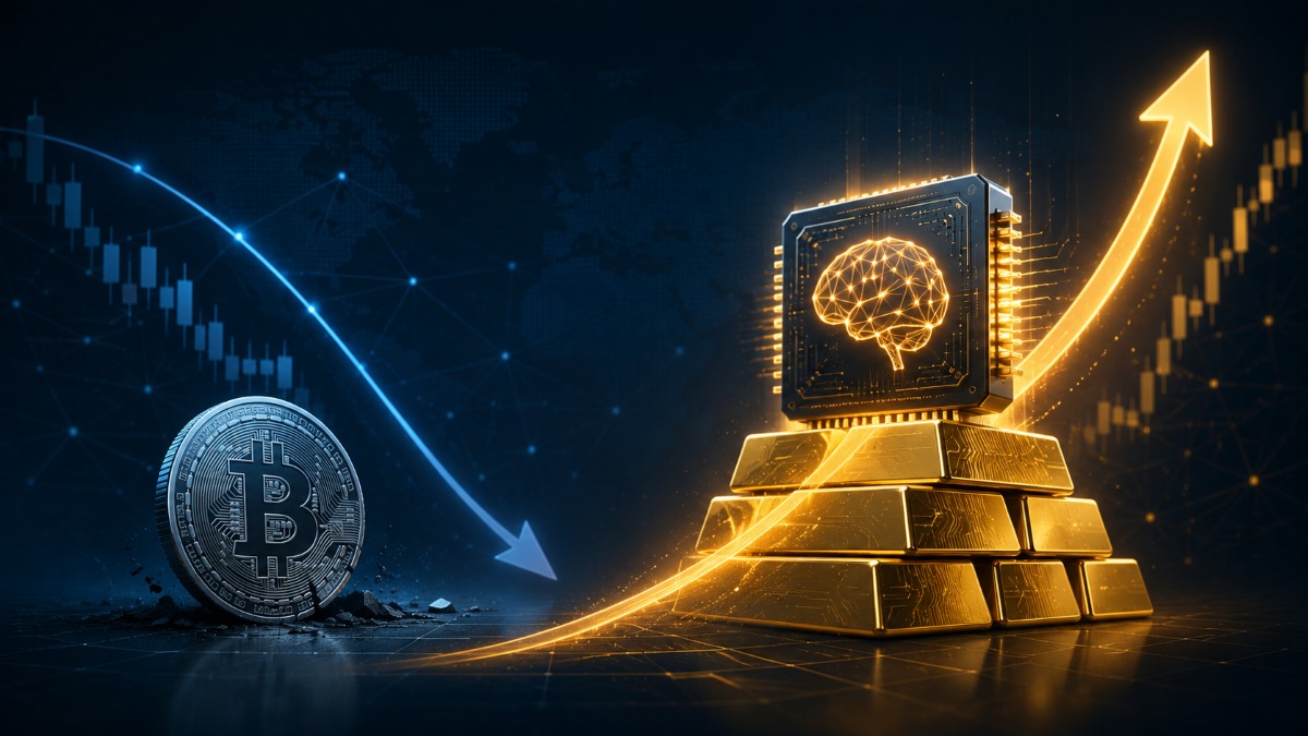 Bitcoin cae al puesto 13 entre los activos globales mientras gigantes de IA, semiconductores y metales superan a BTC en 2026.
