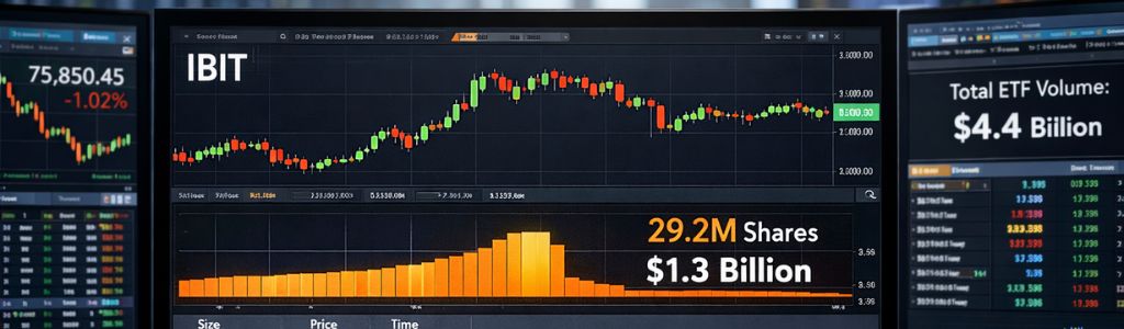 Destaca una enorme operación en bloque en IBIT